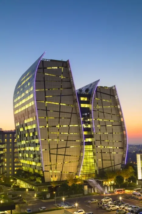 Framed Print : Norton Rose Fulbright building (Alice Lane Towers), Sandton, Johannesburg, Gauteng