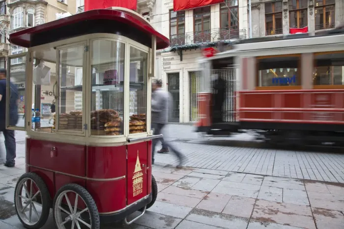 Framed Print : Nostalgic tram on Istiklal Caddasi, Beyoglu area, Istanbul, Turkey Framed Print : Nostalgic tram on Istiklal Caddasi, Beyoglu area, Istanbul, Turkey