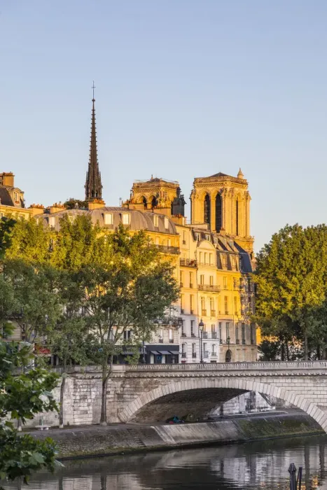 Framed Print : Notre Dame Cathedral and Ile de la Cite, Paris, France Framed Print : Notre Dame Cathedral and Ile de la Cite, Paris, France