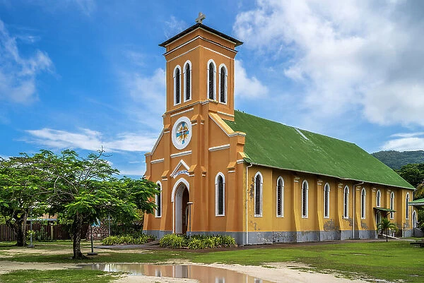 Notre Dame de L'Assomption Church, La Passe, La Digue, Seychelles