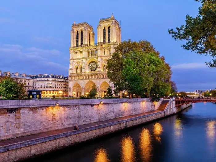 Framed Print : Notre Dame, Paris, France