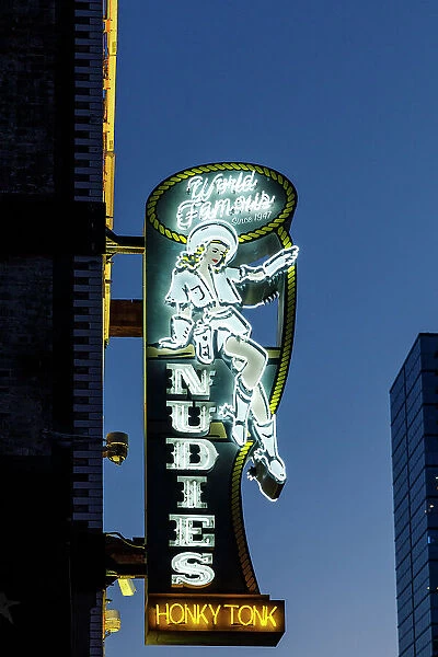 Nudies, Hony Tonk, Broadway, Nashville, Tennessee, USA