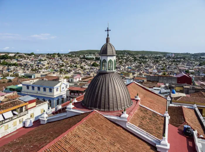 Framed Print : Nuestra Senora de la Asuncion Cathedral Cupola, elevated view, Santiago de Cuba Framed Print : Nuestra Senora de la Asuncion Cathedral Cupola, elevated view, Santiago de Cuba