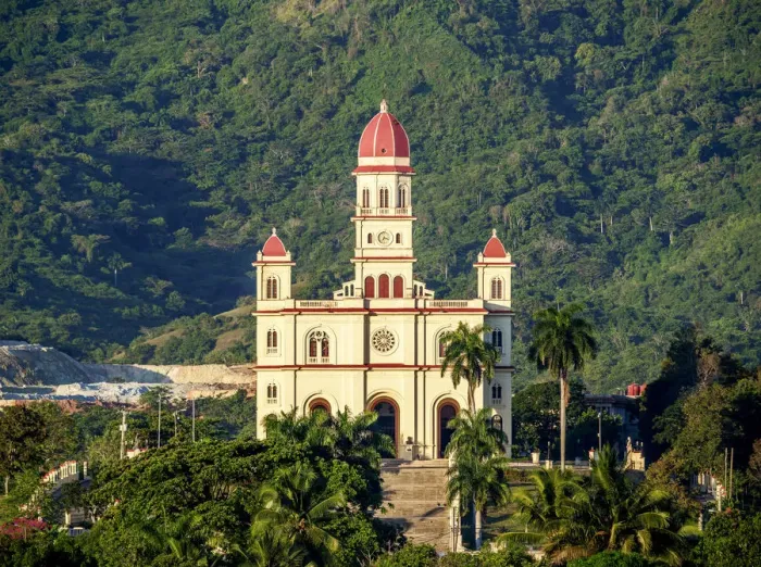 Framed Print : Nuestra Senora de la Caridad del Cobre Basilica, El Cobre, Santiago de Cuba Province