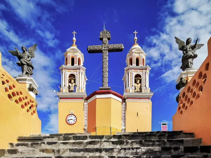 Framed Print : Nuestra Senora de los Remedios Church on top of the Great Pyramid, Cholula, Puebla State, Mexico Framed Print : Nuestra Senora de los Remedios Church on top of the Great Pyramid, Cholula, Puebla State, Mexico