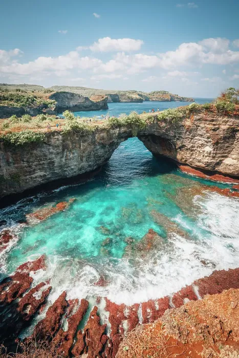 Framed Print : Nusa Penida, Broken Beach rock arch. Bali, Indonesia Framed Print : Nusa Penida, Broken Beach rock arch. Bali, Indonesia
