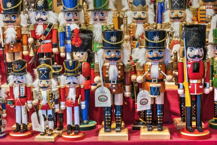Framed Print : Nutcracker toy soldiers, Rathaus Christmas Market, Vienna, Austria