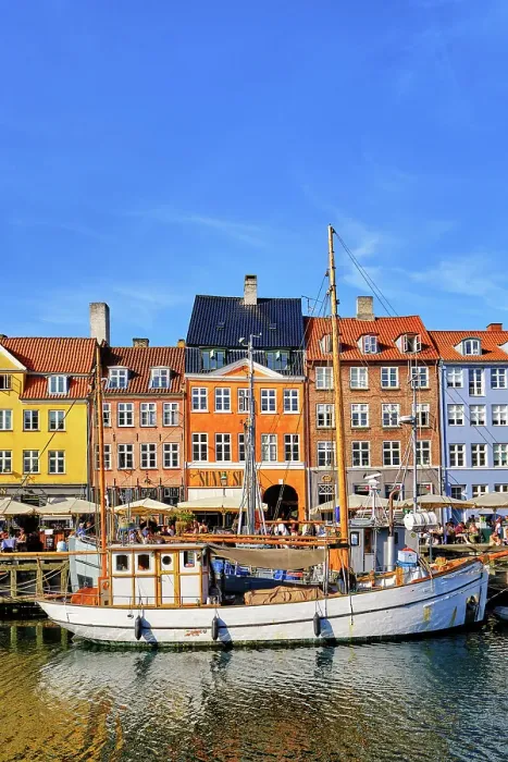 Framed Print : Nyhavn, or New Harbour, is a 17th-century waterfront, canal and entertainment district, full of restaurants and bars, in Copenhagen, Denmark Framed Print : Nyhavn, or New Harbour, is a 17th-century waterfront, canal and entertainment district, full of restaurants and bars, in Copenhagen, Denmark