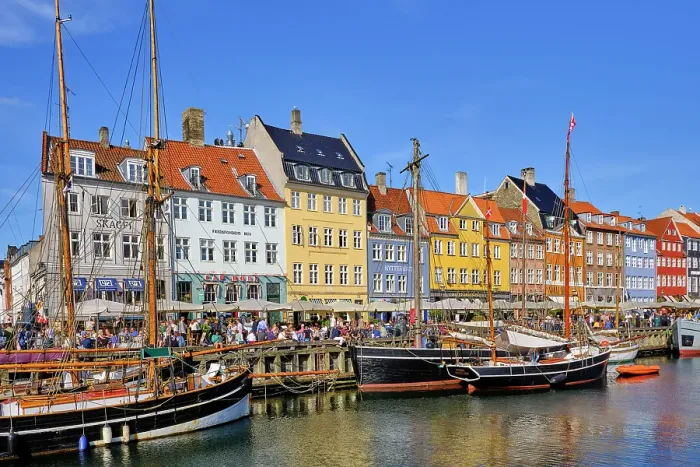 Framed Print : Nyhavn, or New Harbour, is a 17th-century waterfront, canal and entertainment district, full of restaurants and bars, in Copenhagen, Denmark Framed Print : Nyhavn, or New Harbour, is a 17th-century waterfront, canal and entertainment district, full of restaurants and bars, in Copenhagen, Denmark