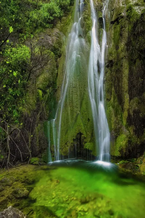 Framed Print : Nymfes Waterfall, Corfu Island, Ionian Islands, Ionian Sea, Greece Framed Print : Nymfes Waterfall, Corfu Island, Ionian Islands, Ionian Sea, Greece