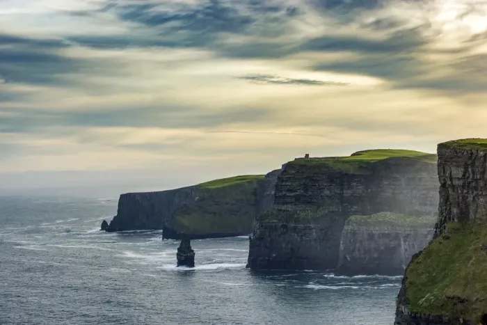 Framed Print : O Briens Tower and Breanan rock. Cliffs of Moher, Liscannor, Munster, Co Framed Print : O Briens Tower and Breanan rock. Cliffs of Moher, Liscannor, Munster, Co