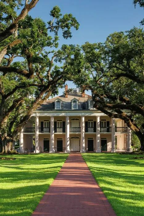 Framed Print : Oak Alley Plantation, Vacherie, Louisiana, USA