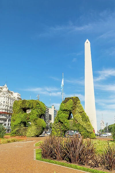 Obelisco de Buenos Aires (Obelisk of Buenos Aires), Plaza de la Republica, Buenos Aires, Argentina