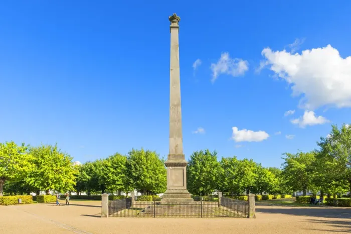 Framed Print : Obelisk at the Circus of Putbus, Rugen, Germany Framed Print : Obelisk at the Circus of Putbus, Rugen, Germany