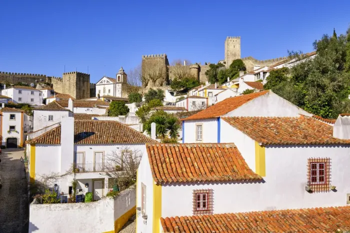Framed Print : Obidos, a traditional medieval village taken to the moors in the 12th century. Portugal Framed Print : Obidos, a traditional medieval village taken to the moors in the 12th century. Portugal