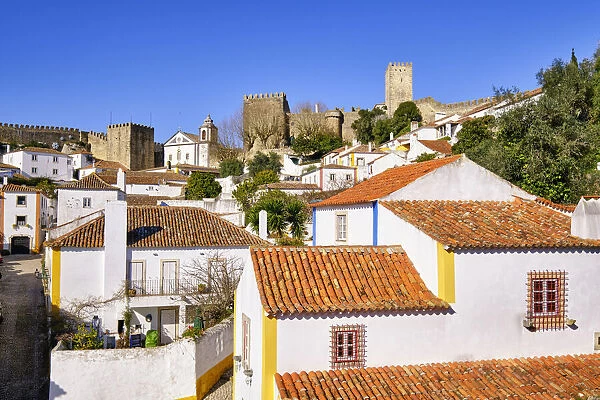 Obidos, a traditional medieval village taken to the moors in the 12th century. Portugal