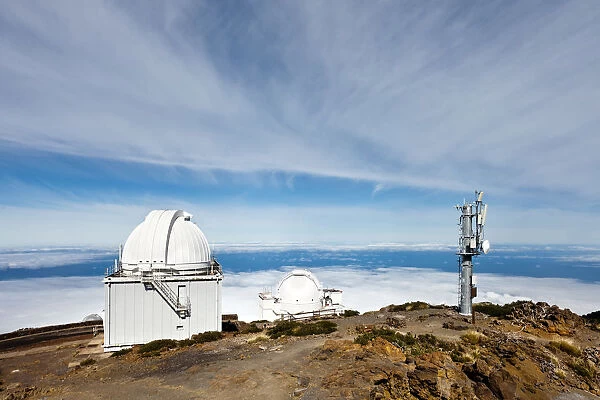 Observatory, Roque de los Muchachos, Caldera de Taburiente, La Palma, Canary Islands
