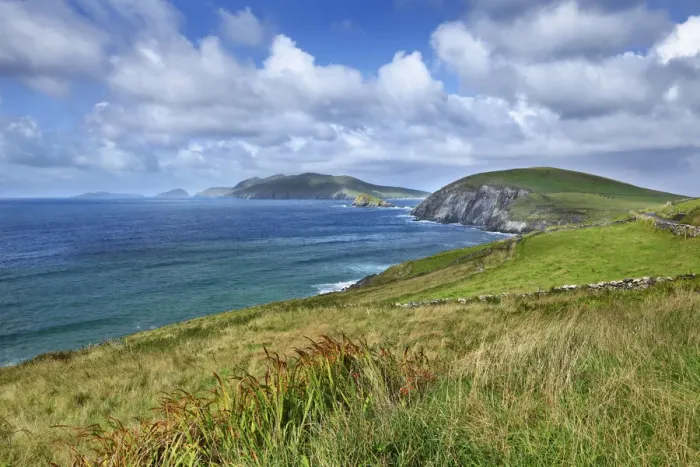 Framed Print : Ocean coast with cliffs - Ireland, Kerry, Dingle Peninsula, Slea Head Framed Print : Ocean coast with cliffs - Ireland, Kerry, Dingle Peninsula, Slea Head