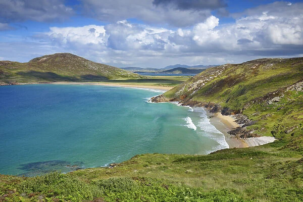 Ocean coast - Ireland, Donegal, Rosguill, Doagh, Tranarossan Bay