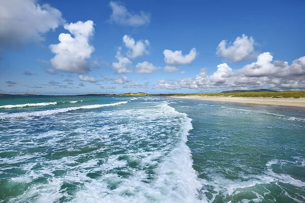 Ocean coast - Ireland, Donegal, The Rosses, Inishfree Bay, Carrickfinn Beach