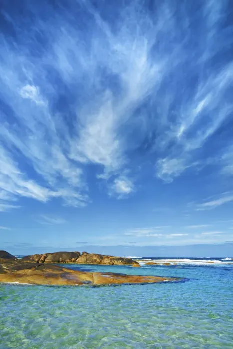 Framed Print : Ocean coast near Greens Pool - Australia, Western Australia, Southwest