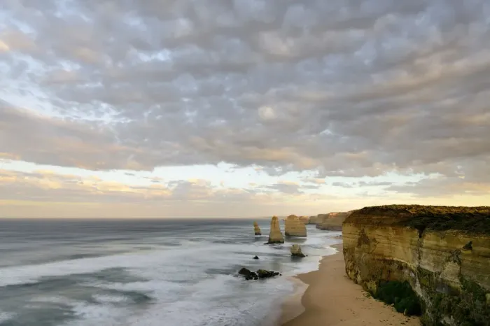 Framed Print : Oceania, Australia, Victoria, Port Campbell National Park, The Twelve Apostles at sunrise Framed Print : Oceania, Australia, Victoria, Port Campbell National Park, The Twelve Apostles at sunrise