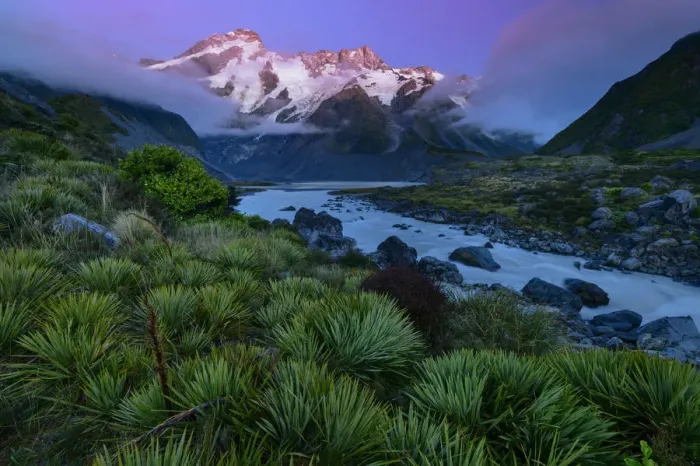 Framed Print : Oceania, New Zealand, Aotearoa, South Island, Mount Cook National Park, Mount Sefton Framed Print : Oceania, New Zealand, Aotearoa, South Island, Mount Cook National Park, Mount Sefton
