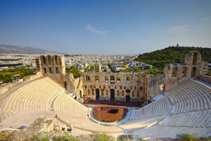 Framed Print : Odeion of Herod Atticus, Acropolis, Athens, Greece Framed Print : Odeion of Herod Atticus, Acropolis, Athens, Greece