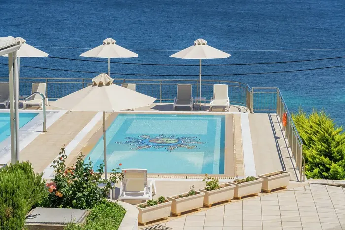 Framed Print : Odyssey Hotel, Agia Efimia, Kefalonia, Ionian Islands, Greek Islands, Greece Framed Print : Odyssey Hotel, Agia Efimia, Kefalonia, Ionian Islands, Greek Islands, Greece