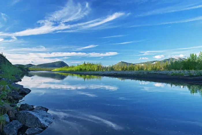 Framed Print : Ogilvie River, Dempster Highway, Northwest Territories, Canada Framed Print : Ogilvie River, Dempster Highway, Northwest Territories, Canada
