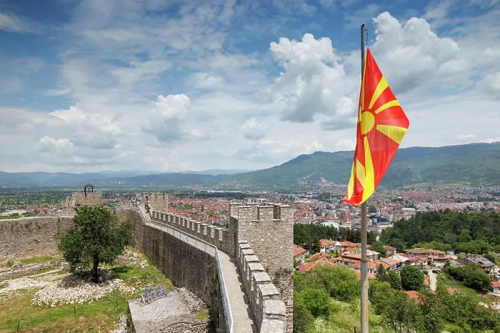 Framed Print : Ohrid Castle, Ohrid, North Macedonia Framed Print : Ohrid Castle, Ohrid, North Macedonia