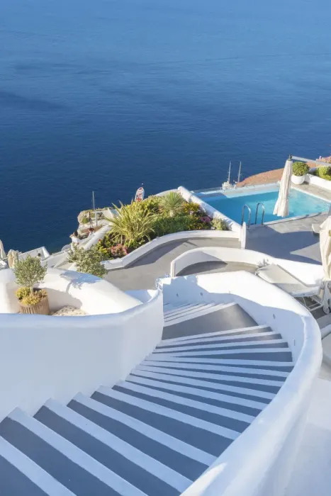 Framed Print : Oia, Santorini, Greece