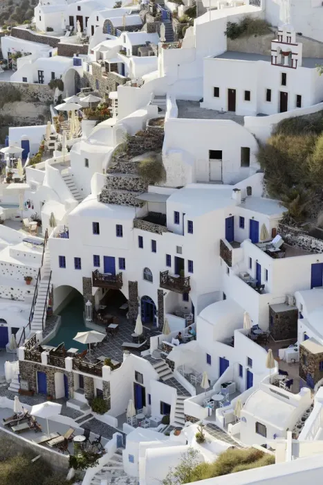 Framed Print : Oia, Santorini, Kyclades, South Aegean, Greece, Europe