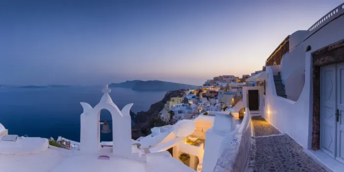 Framed Print : Oia, Santorini (Thira), Cyclades Islands, Greece