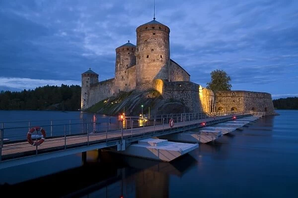 Olavinlinna Castle, Savonlinna, Eastern Finland, Finland