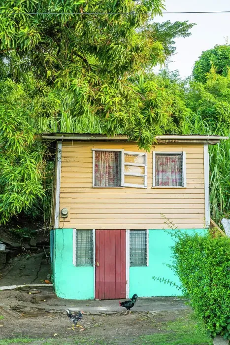 Framed Print : Old building, St Georges, Grenada, Caribbean Framed Print : Old building, St Georges, Grenada, Caribbean