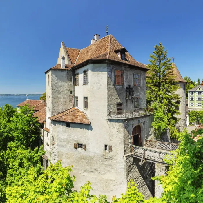 Framed Print : Old Castle, Meersburg, Upper Swabia, Baden-Wurttemberg, Germany Framed Print : Old Castle, Meersburg, Upper Swabia, Baden-Wurttemberg, Germany