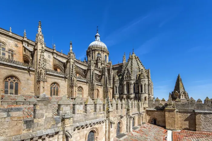 Framed Print : Old Cathedral, Salamanca, Castile and Leon, Spain