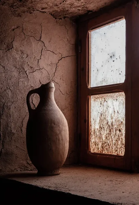 Framed Print : Old clay pot on a window ledge inside 17th century Kasbah Amridil, Skoura, Morocco Framed Print : Old clay pot on a window ledge inside 17th century Kasbah Amridil, Skoura, Morocco