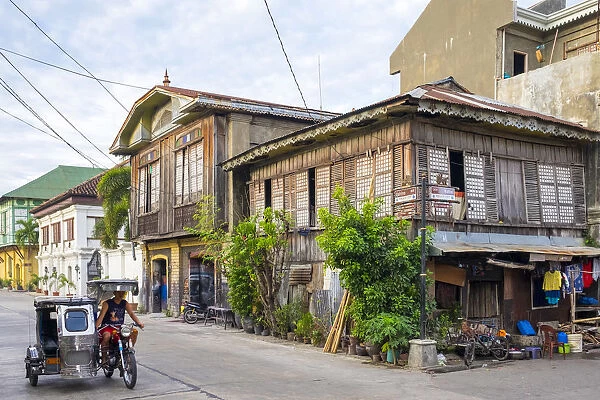 Old colonial-era buildings in Vigan City, Ilocos Sur, Ilocos Region, Philippines