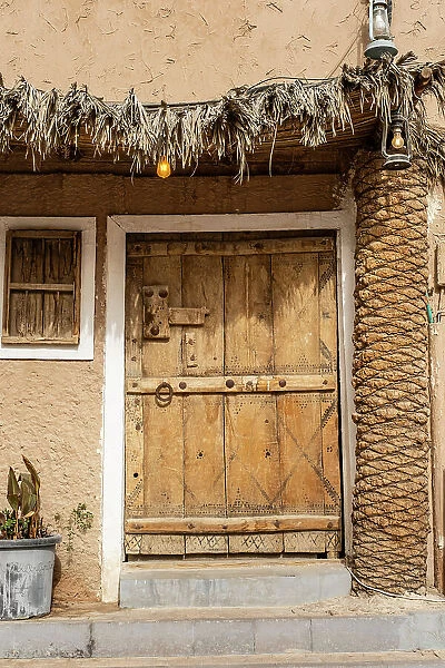 Old door, Diriyah, Riyadh, Saudi Arabia