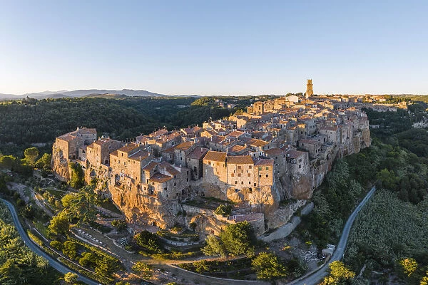 The old etruscan town of Pitigliano, Grosseto province, Tuscany, Italy