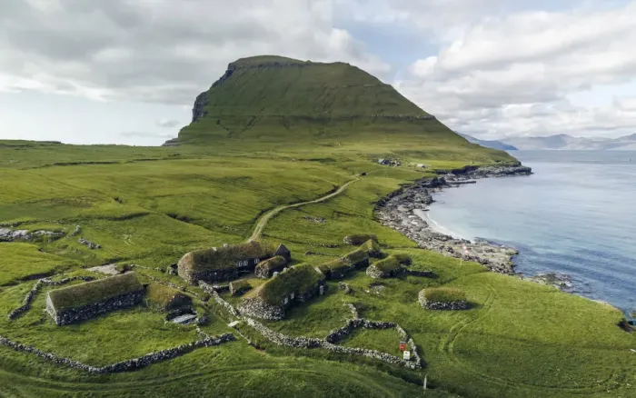 Framed Print : The old farm of Koltur. Faroe Islands Framed Print : The old farm of Koltur. Faroe Islands