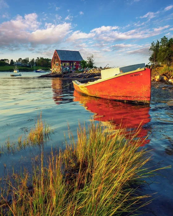 Framed Print : Old fishing boat and shack, Harpswell, Maine, USA Framed Print : Old fishing boat and shack, Harpswell, Maine, USA