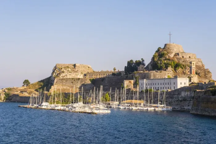Framed Print : The Old Fortress, Corfu Town, Corfu, Ionian Islands, Greece Framed Print : The Old Fortress, Corfu Town, Corfu, Ionian Islands, Greece