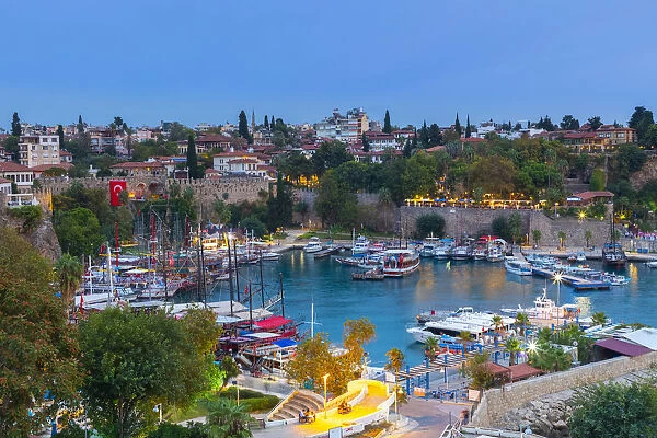 Old Harbour at Dusk, Kaleici, Antalya, Turkey