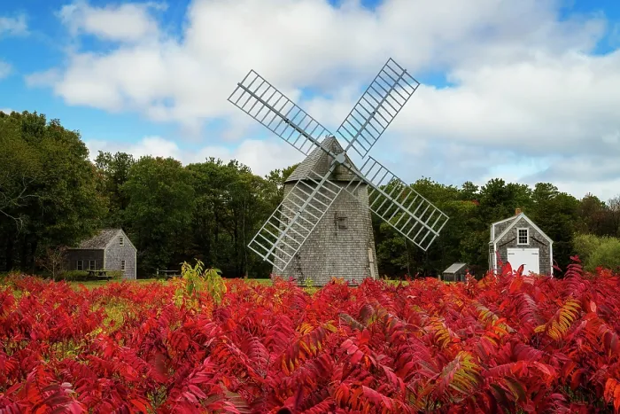 Framed Print : Old Higgins Farm Windmill in autumn, Cape Cod, Brewster, Massachusetts, USA Framed Print : Old Higgins Farm Windmill in autumn, Cape Cod, Brewster, Massachusetts, USA
