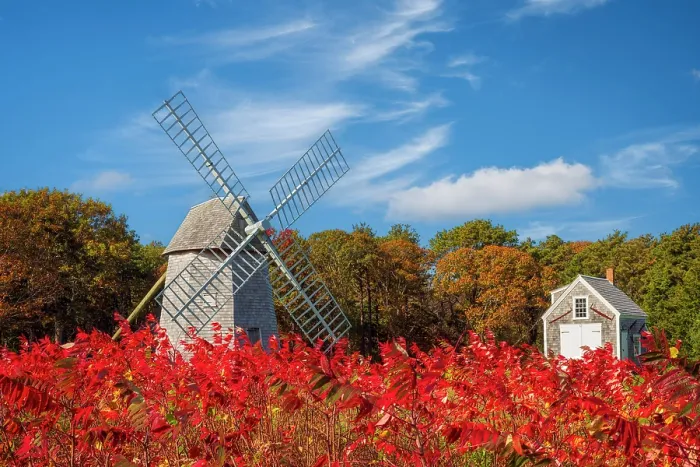 Framed Print : Old Higgins Farm Windmill in autumn, Cape Cod, Brewster, Massachusetts, USA Framed Print : Old Higgins Farm Windmill in autumn, Cape Cod, Brewster, Massachusetts, USA