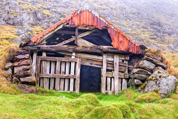 Old hut, Iceland