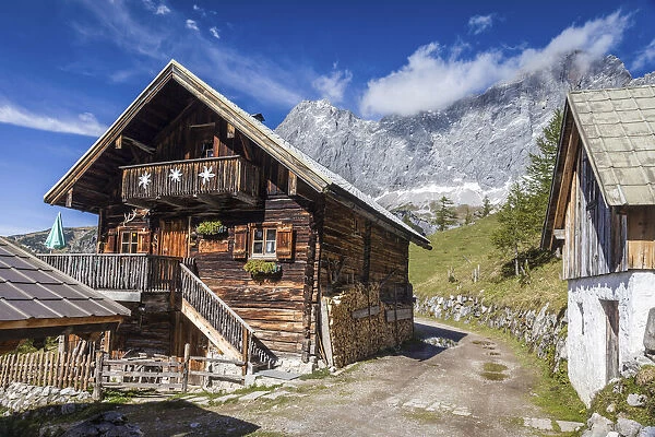 Old mountain farm in Innervillgraten, Villgratental, East Tyrol, Tyrol, Austriawooden